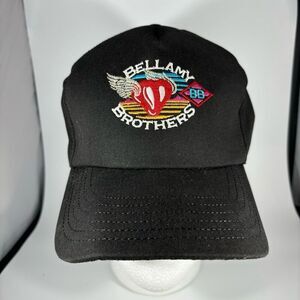 Vintage Rare Bellamy‎ Brothers Strapback Hat Cap  Country Music Band